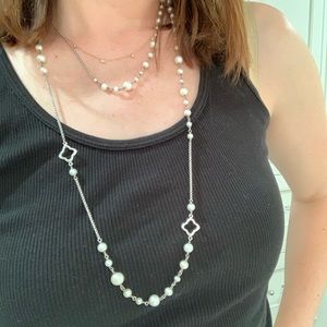 David Yurman Bijoux necklace pearl